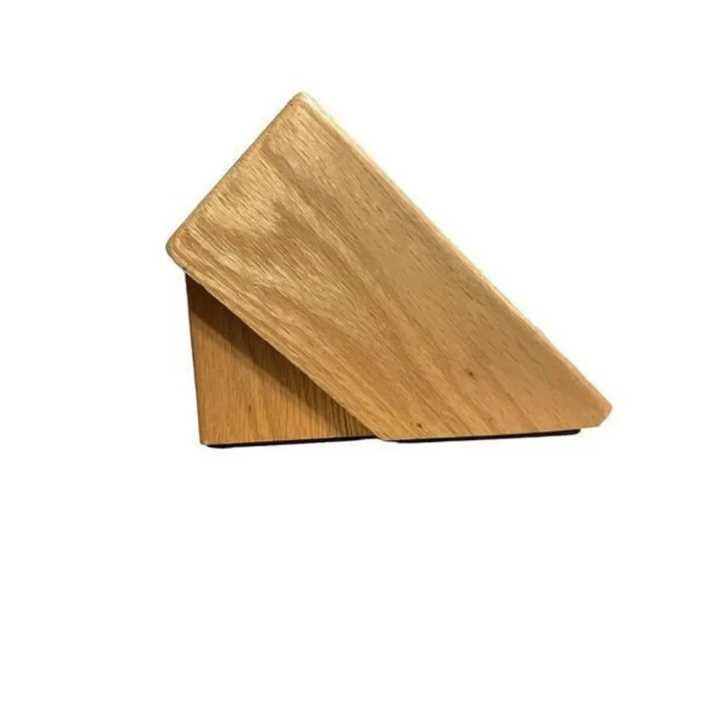 CUTCO Knife Block 4 Slot Honey Oak Knife Holder Made In‎ USA